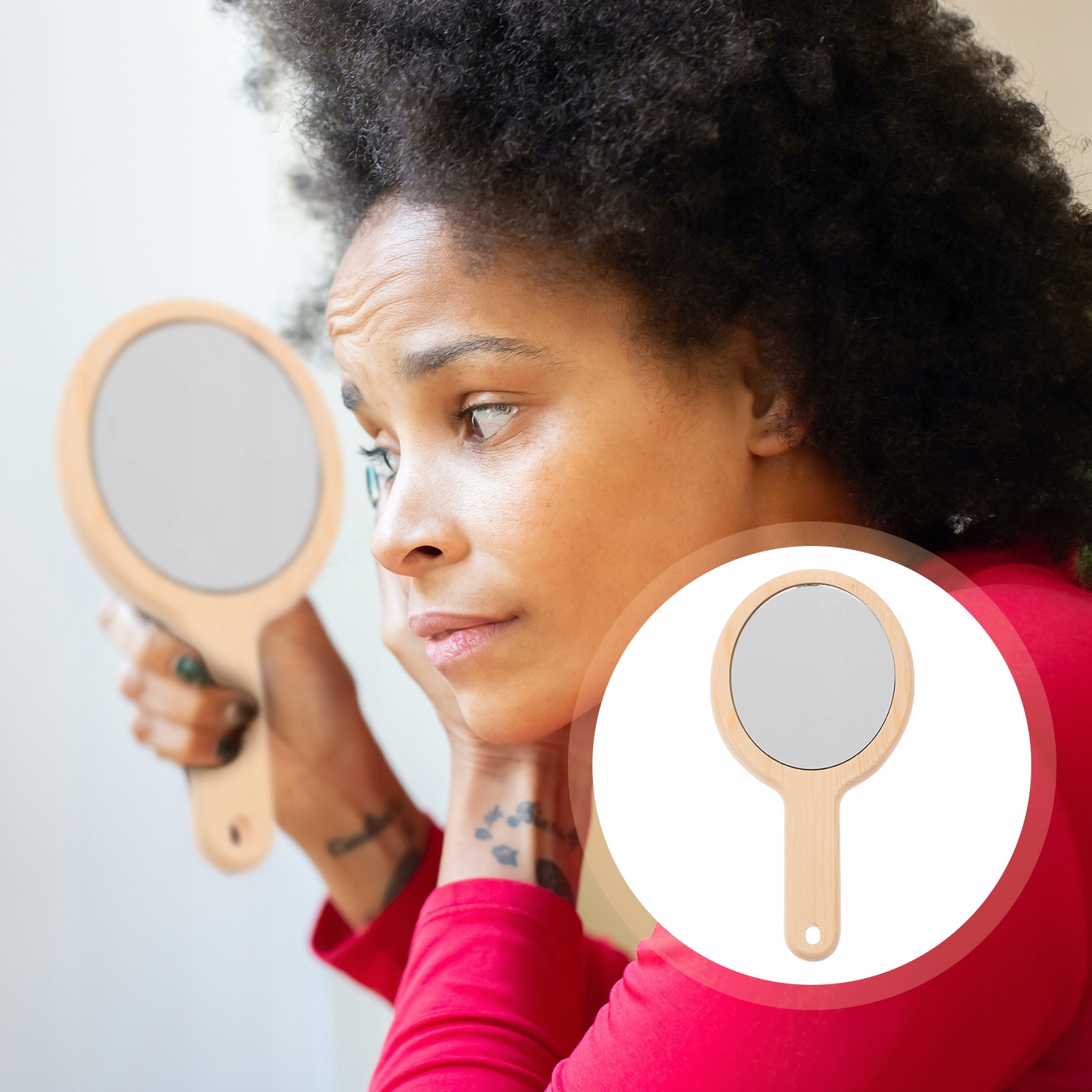 Lustro kosmetyczne Małe lusterko do makijażu Marka inna marka