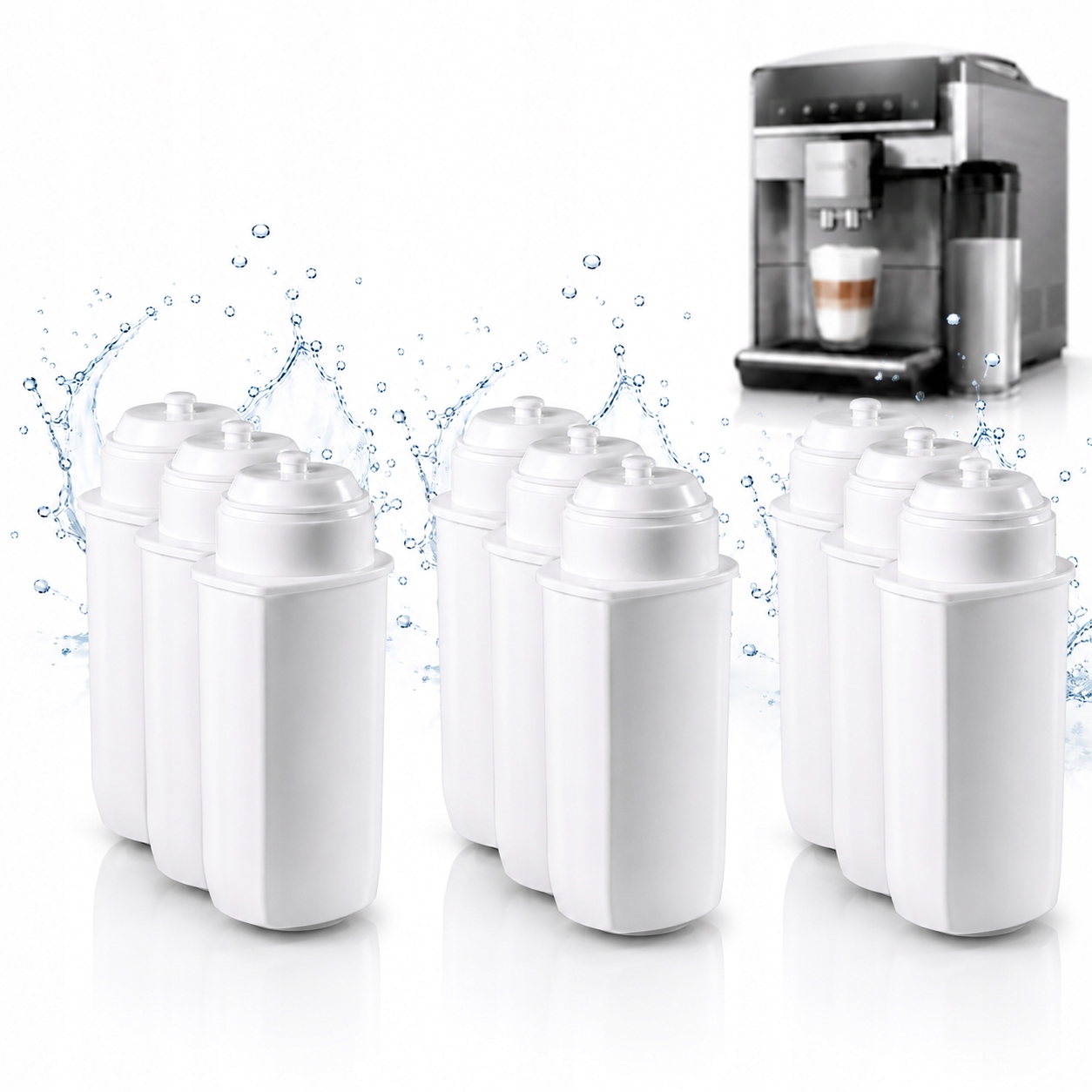 9 x Filter kávovaru Siemens TZ70033A Brita Intenza Sada EQ.6 EQ.9 Eq