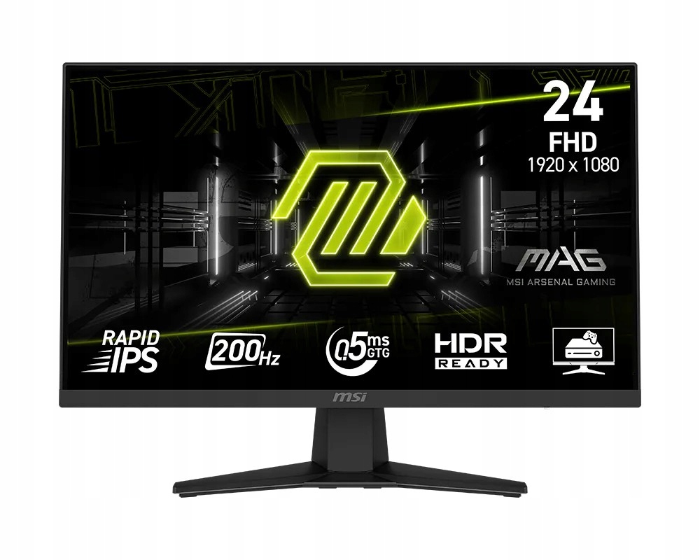 Msi Monitor 23.8 palců Mag 244F LED/FHD/Flat/200Hz/černý