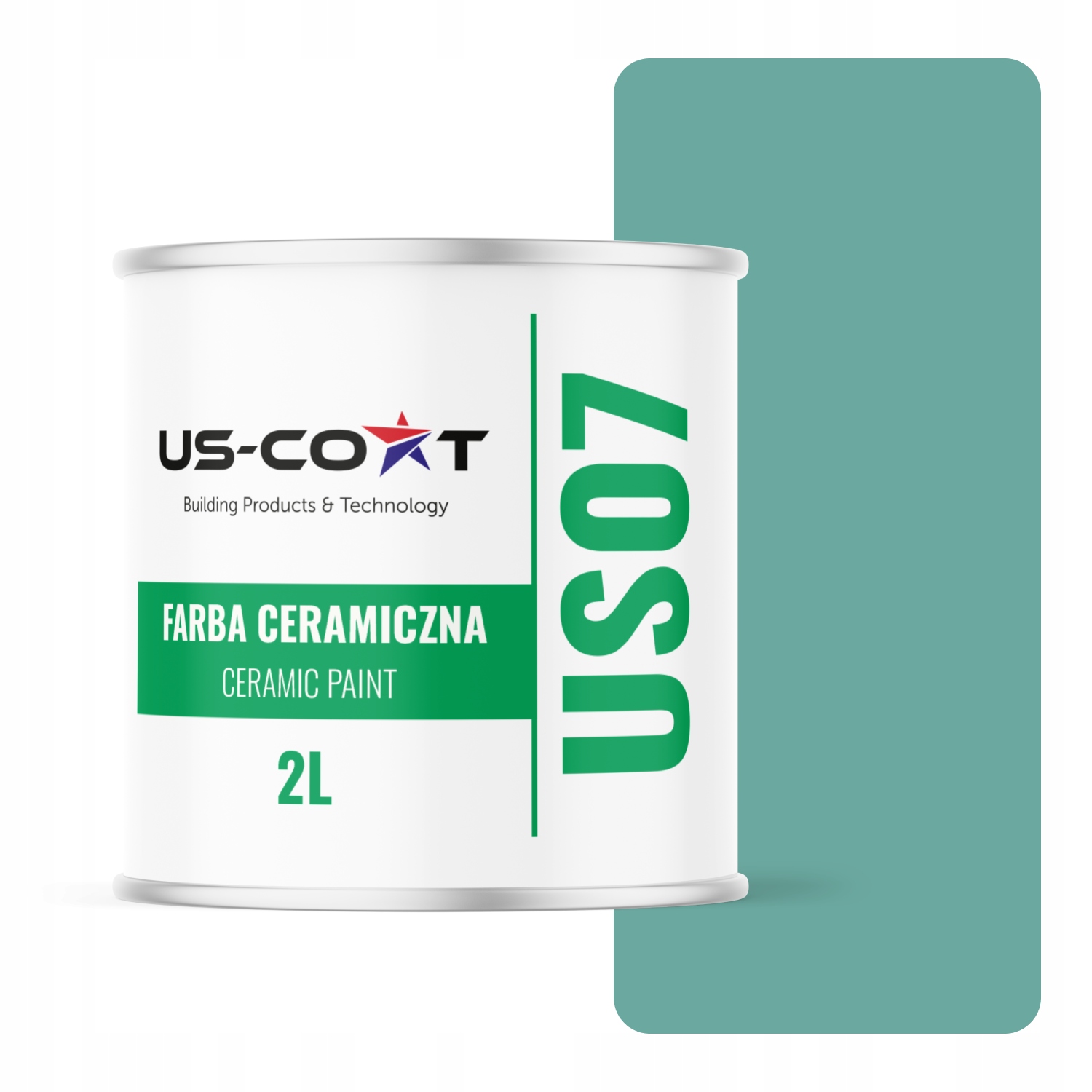 Keramická Farba Mätová Tmavá H1533 2L Hlboká Matná Na Stropné Steny