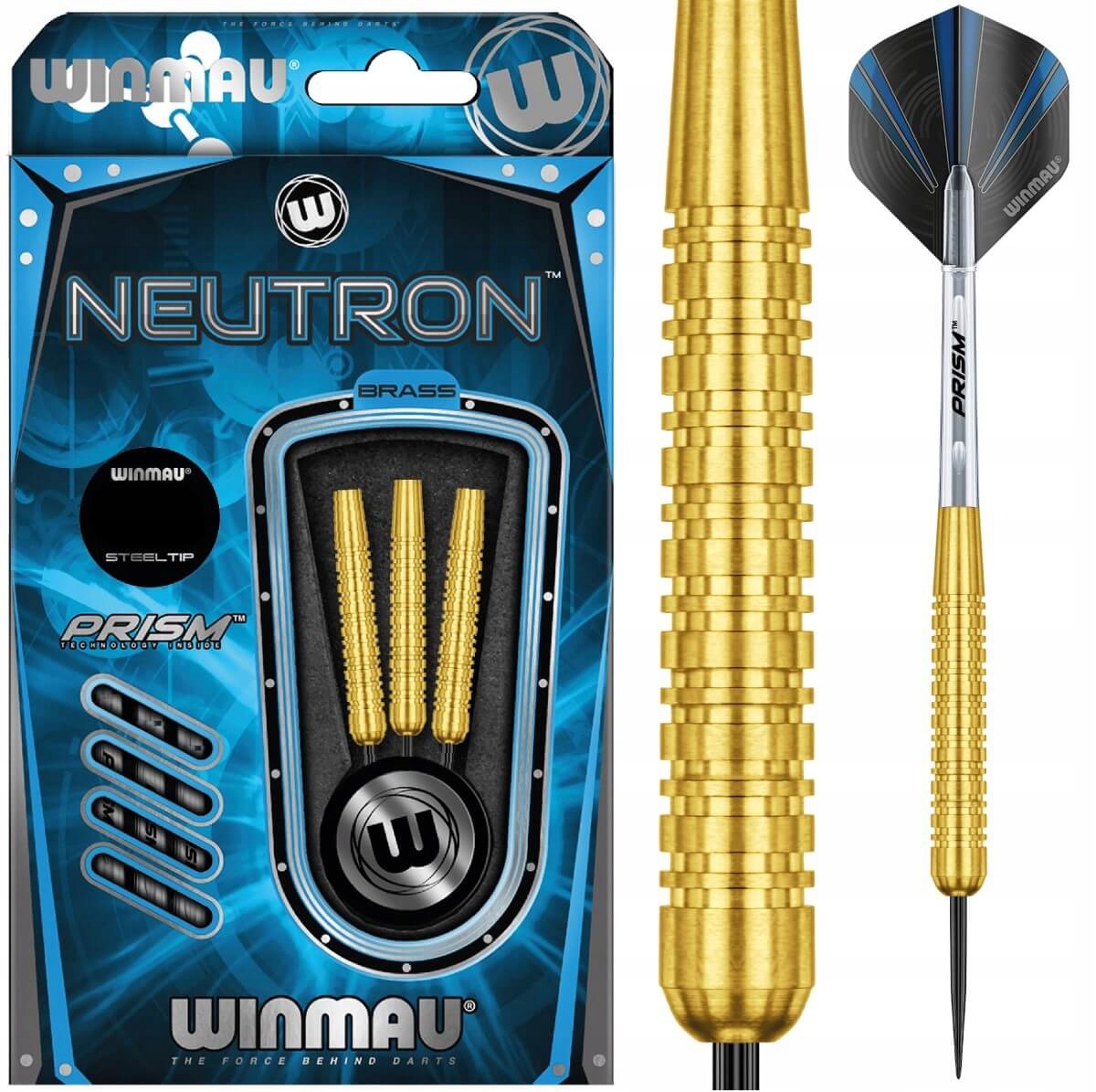 LOTKI RZUTKI DART WINMAU NEUTRON BRASS STEEL 21g