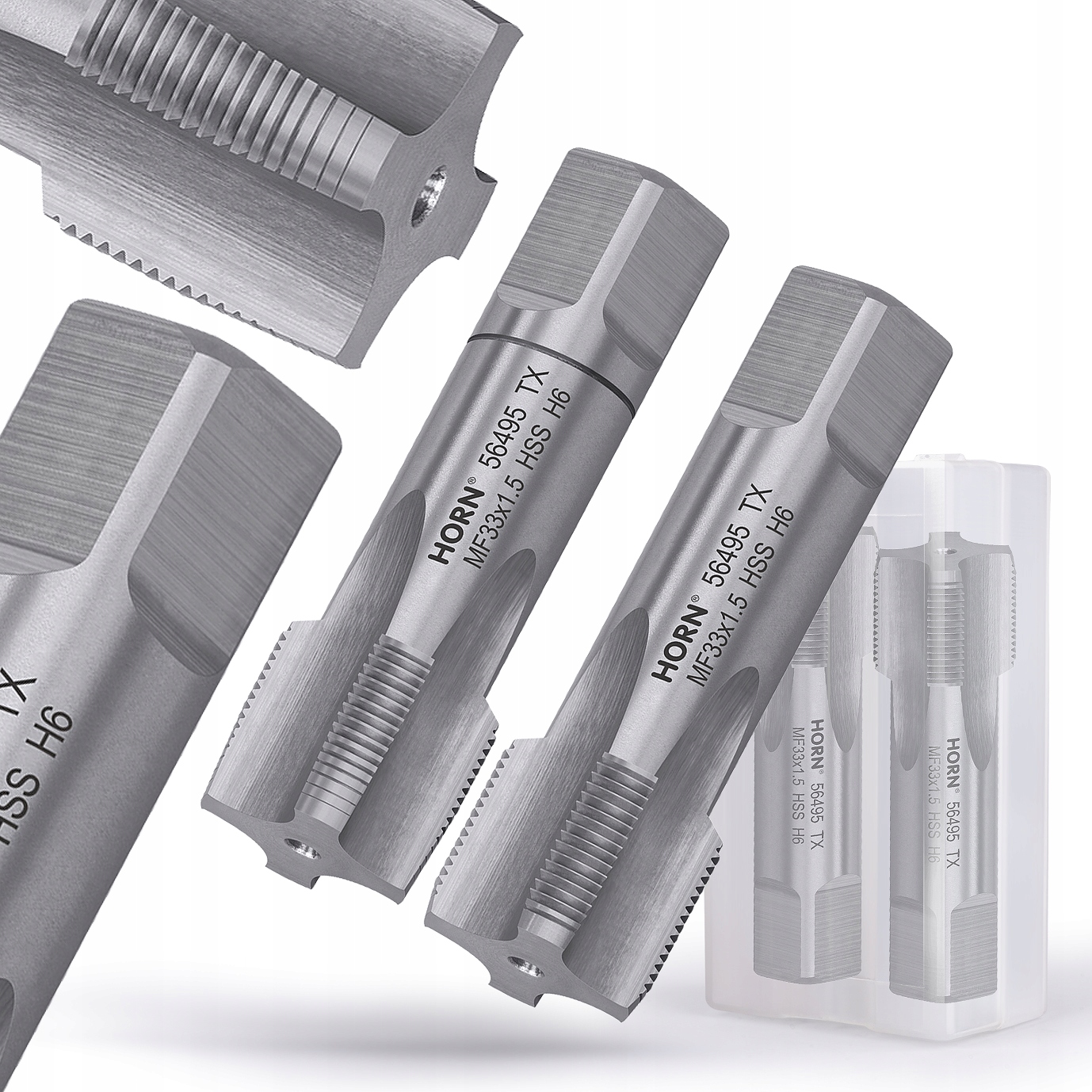 Gwintownik M33 Gwintowniki M33x1.5mm 2 szt DIN-352/2P Komplet Gwintowników