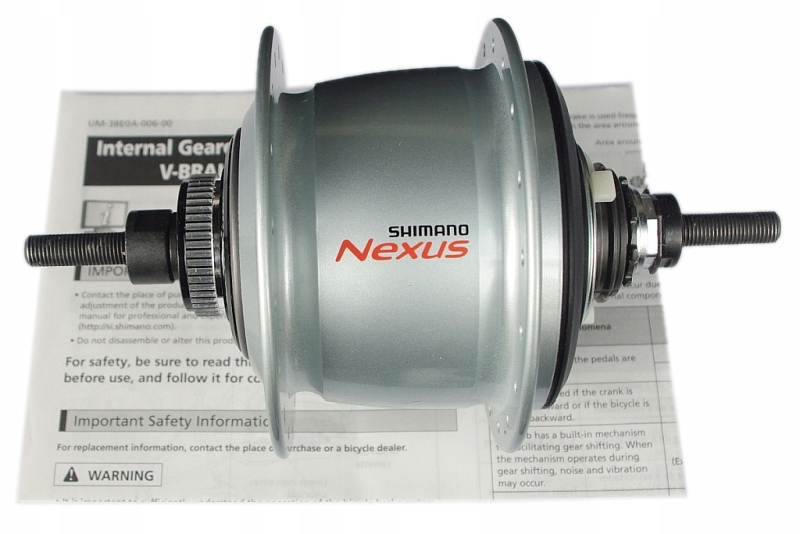 Piasta Shimano Nexus SG-C6001-8D 36 otw. Centerlock 36H Tylna, Nowa