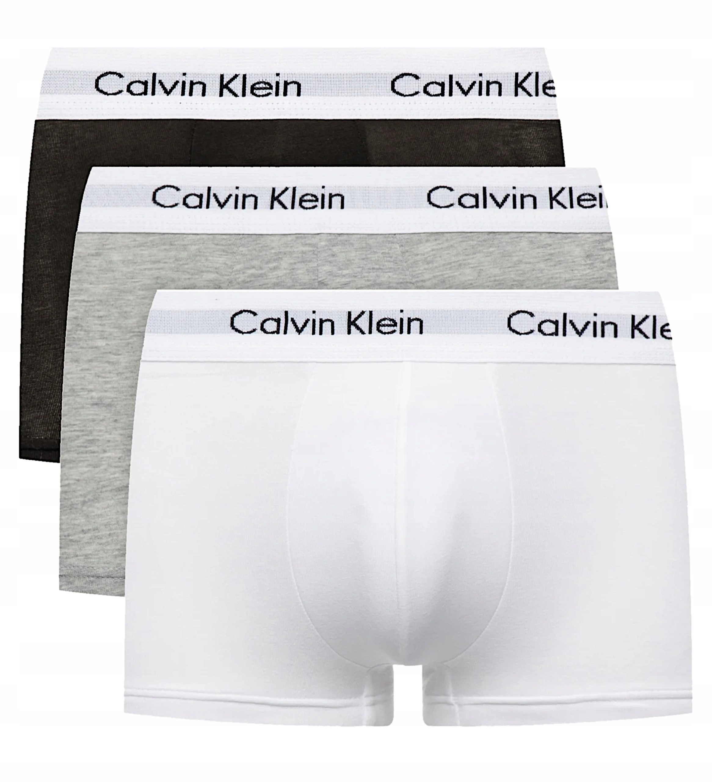 Slipy Calvin Klein LV00NB4286-MP1, 3 kusy v balení, bavlna, mix barev, velikost L