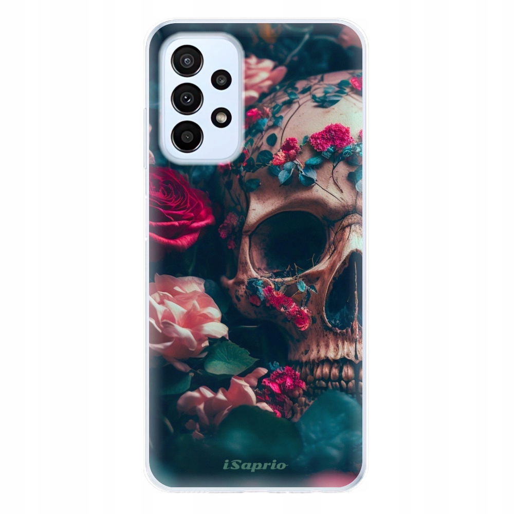 Silikonowe etui iSaprio Skull in Roses do Samsung Galaxy A23 A23 5G