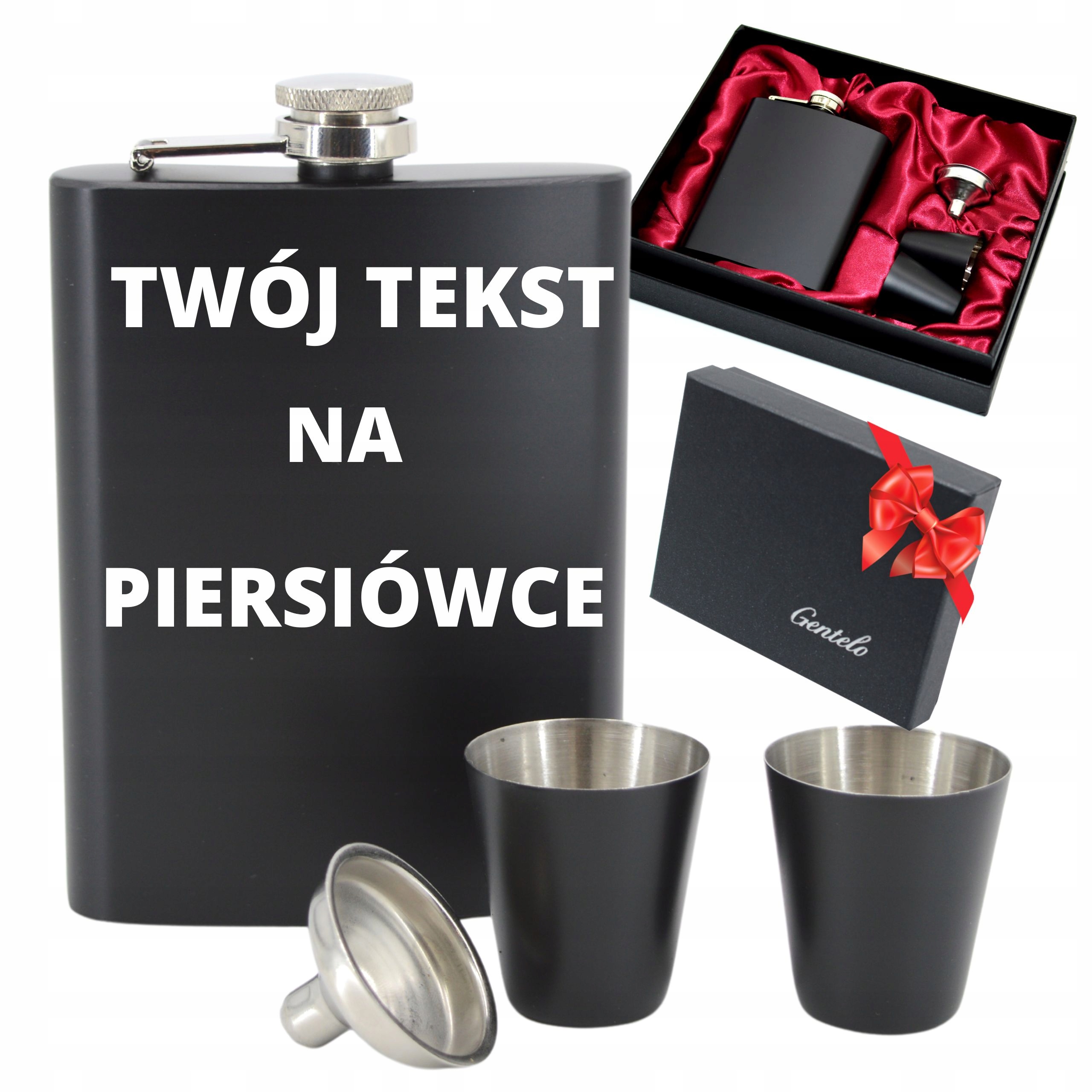 

Piersiówka +2 Kieliszki Grawer
