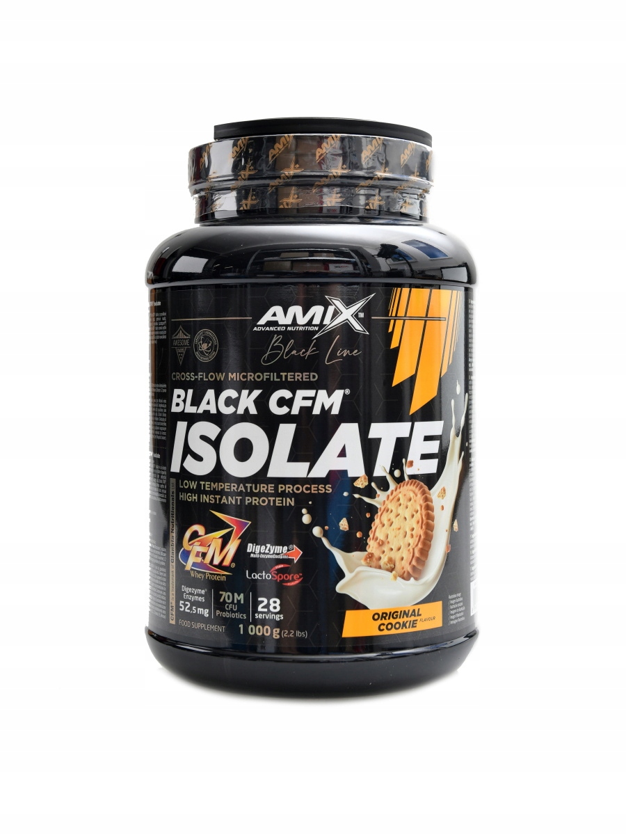 Amix nutrition Black line Black Cfm isolate 1000 g original cookie