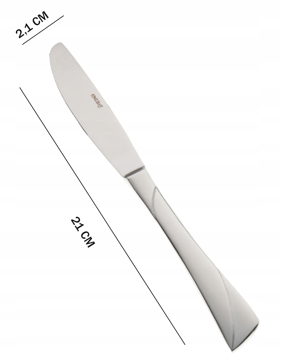 SZTUĆCE ZESTAW NOŻY OBIADOWYCH KOMPLET 3 SZT NÓŻ EAN (GTIN) 5908287214446