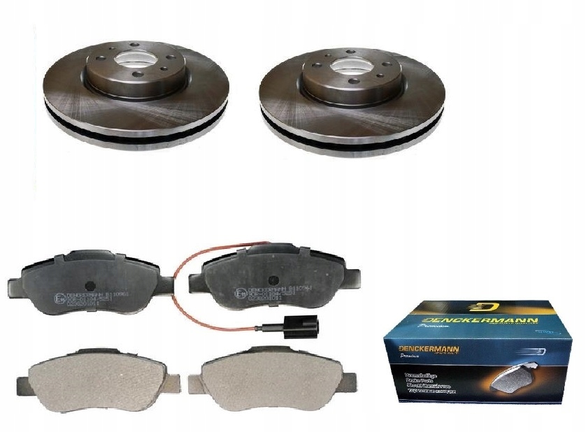 Kotouče Fiat 500 1.4 16V 2007- Přední Sada