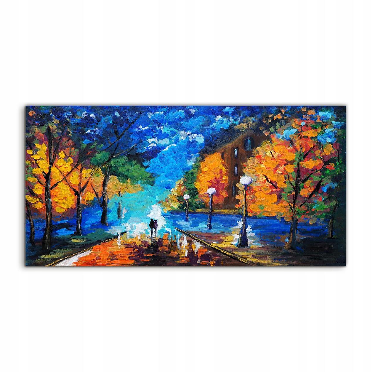 Fotoobraz 120x60 na stenu Krajina Stromy Jeseň