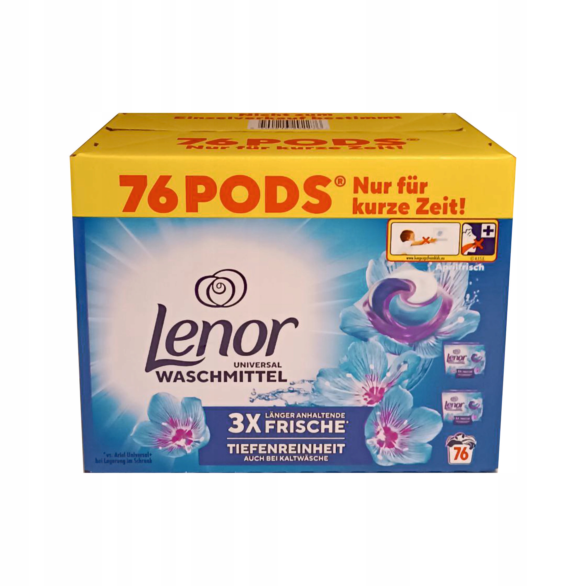 Levně Lenor Kapsle 5v1 Universal Aprilfrisch 76 kapslí z Německa