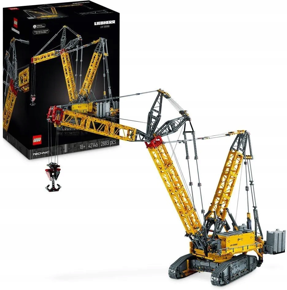 stavebnice Lego Technic 42146 Pásový jeřáb Liebherr Lr 13000