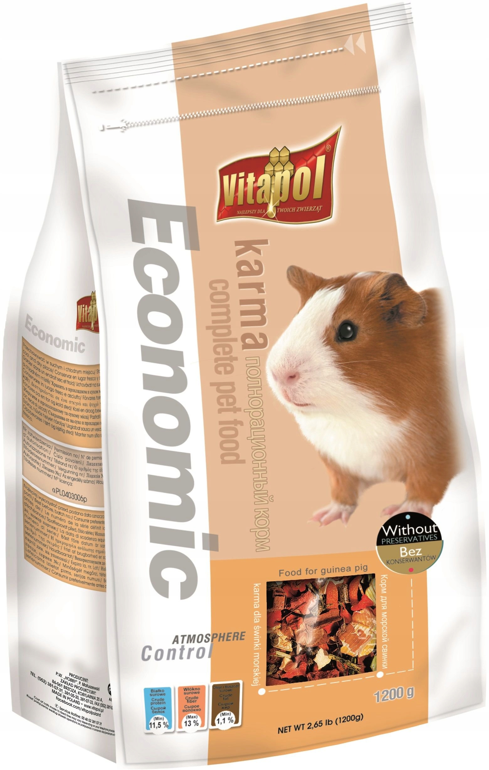 Vitapol krmivo pro morčata 1,2 kg