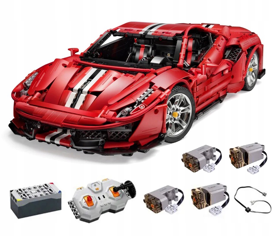 

Klocki Technic Ferrari Cada C61042W 3187 el. Rc