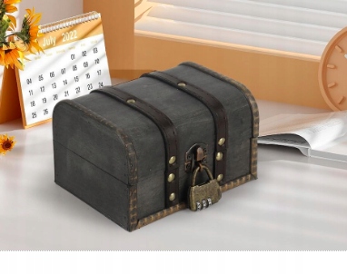 Vintage Schránka Na Poklady 16 × 12 × 9,5 CM