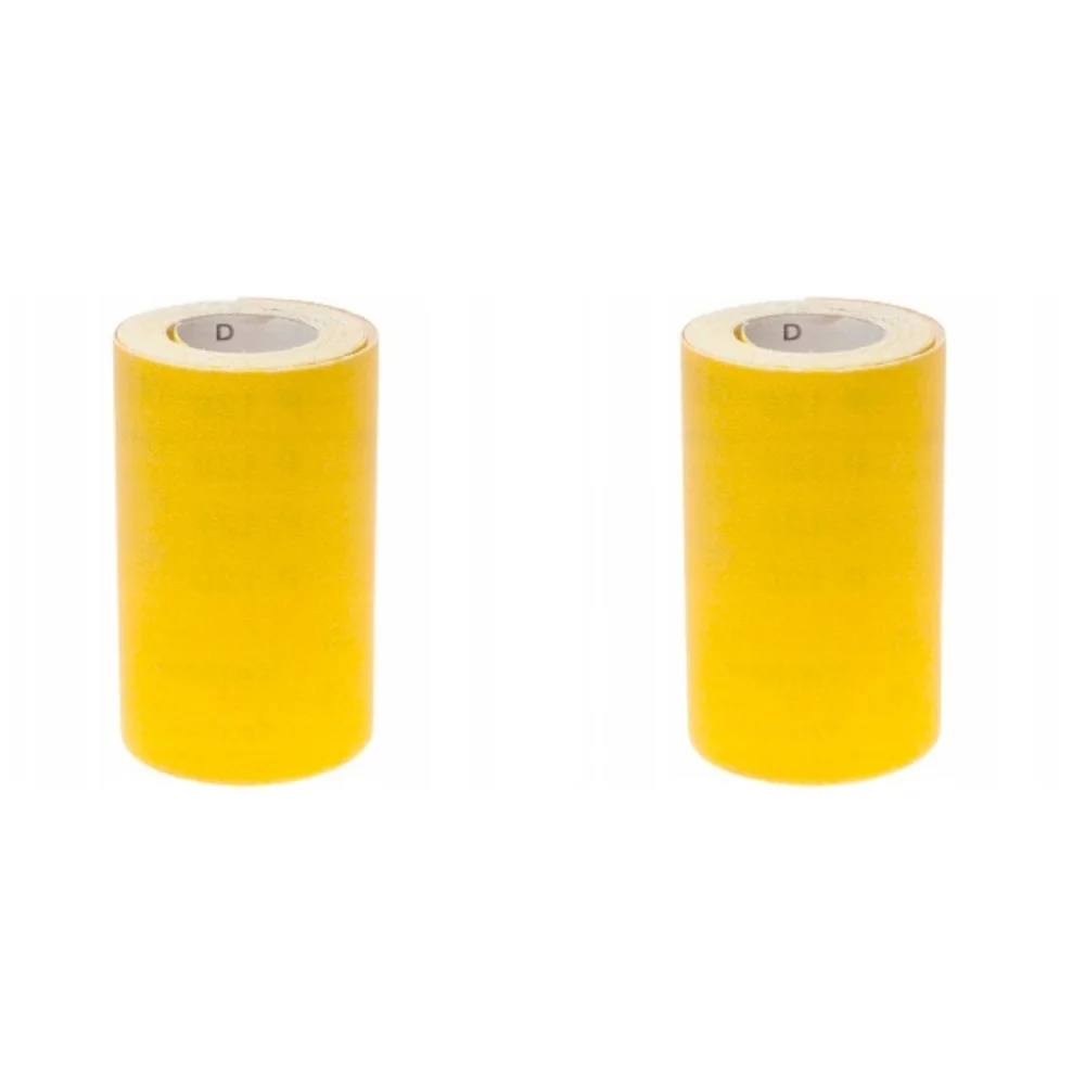 2x Papier Ścierny w Rolce Rolka Żółty P120 115mx5m solidny wytrzymały