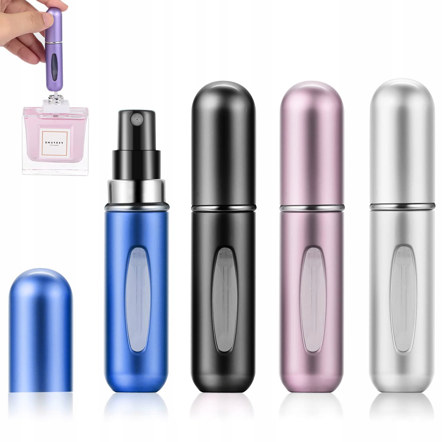 4x BUTELECZKA NA PERFUMY FIOLKA ATOMIZER 5ml Marka Bedee