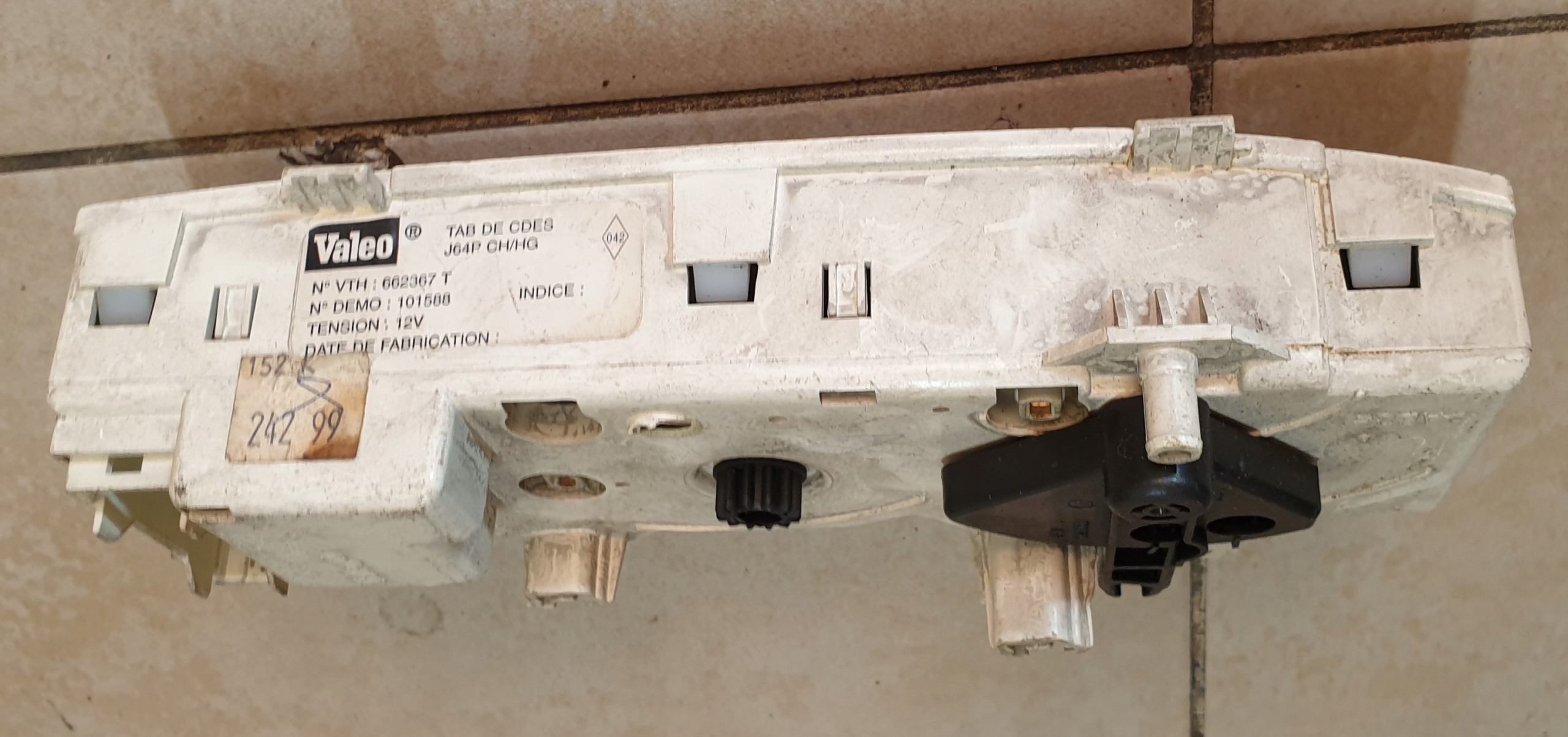 control panel NAWIEWEM KLIMATYZACJA RENAULT SCENIC and 651947U OE EU