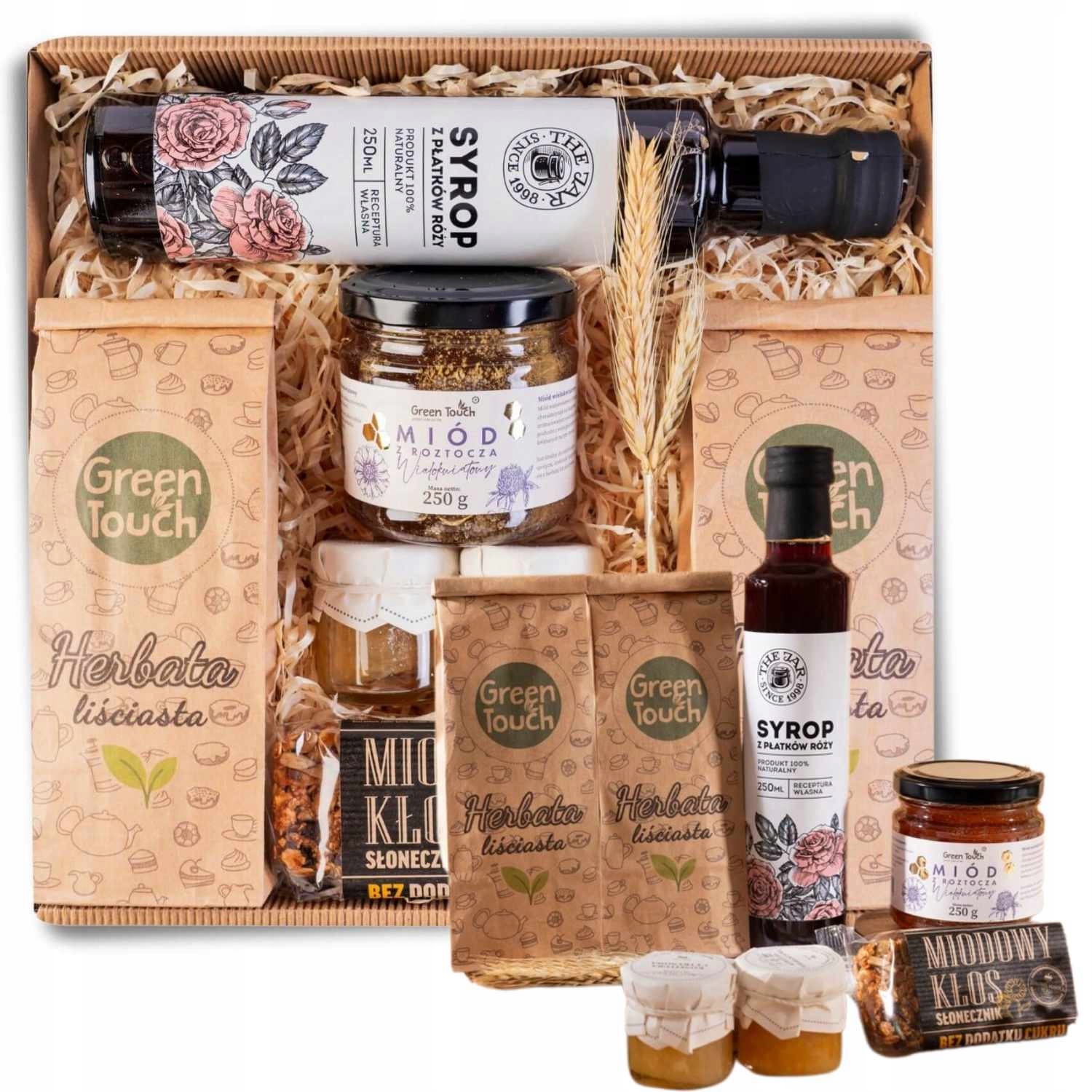 Dárkový Koš Sada Ovocných Čajů Sirup Dárek Na Velikonoce Dárek