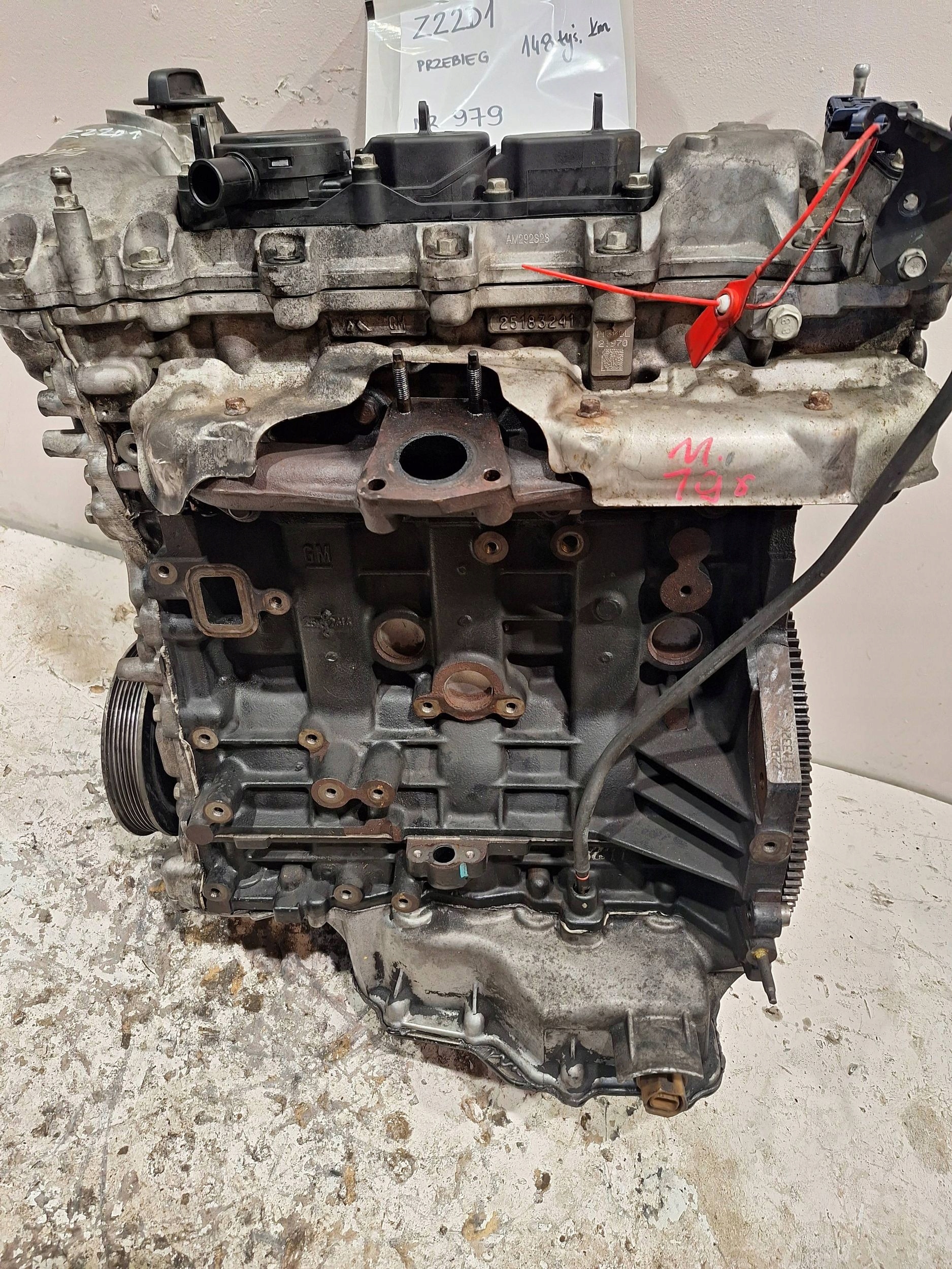engine Z22D1 OPEL ANTARA 2.2 CDTI 184KM 10