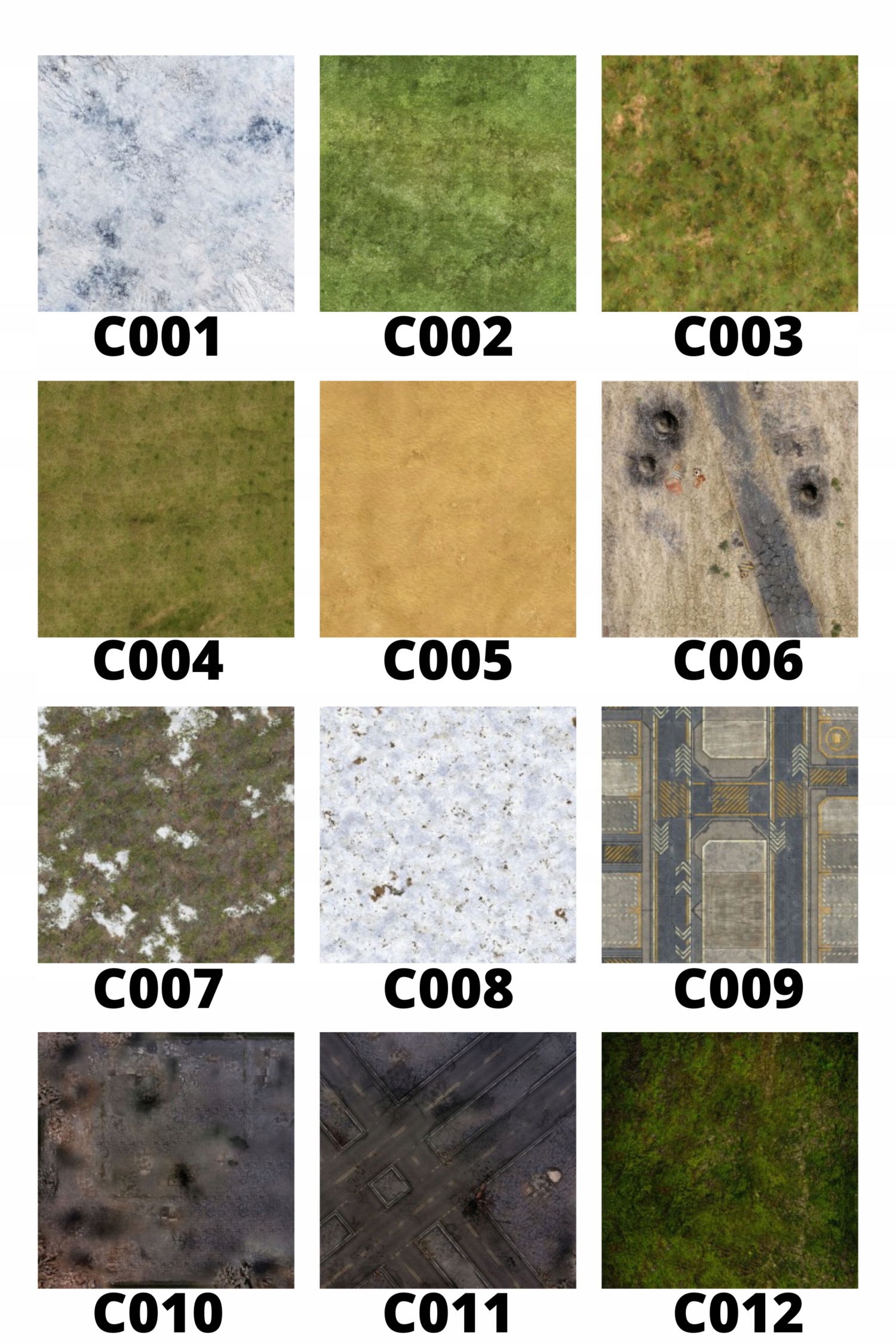 MATA DWUSTRONNA GUMOWA RPG 42 WZORY 122x122 CM Szerokość 1220 mm