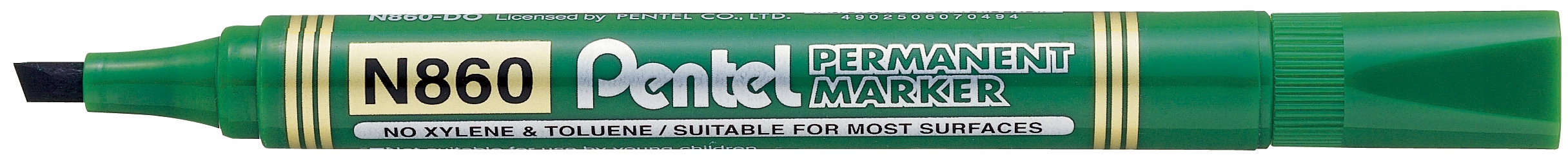 

Marker permanentny Pentel N860 zielony ścięty