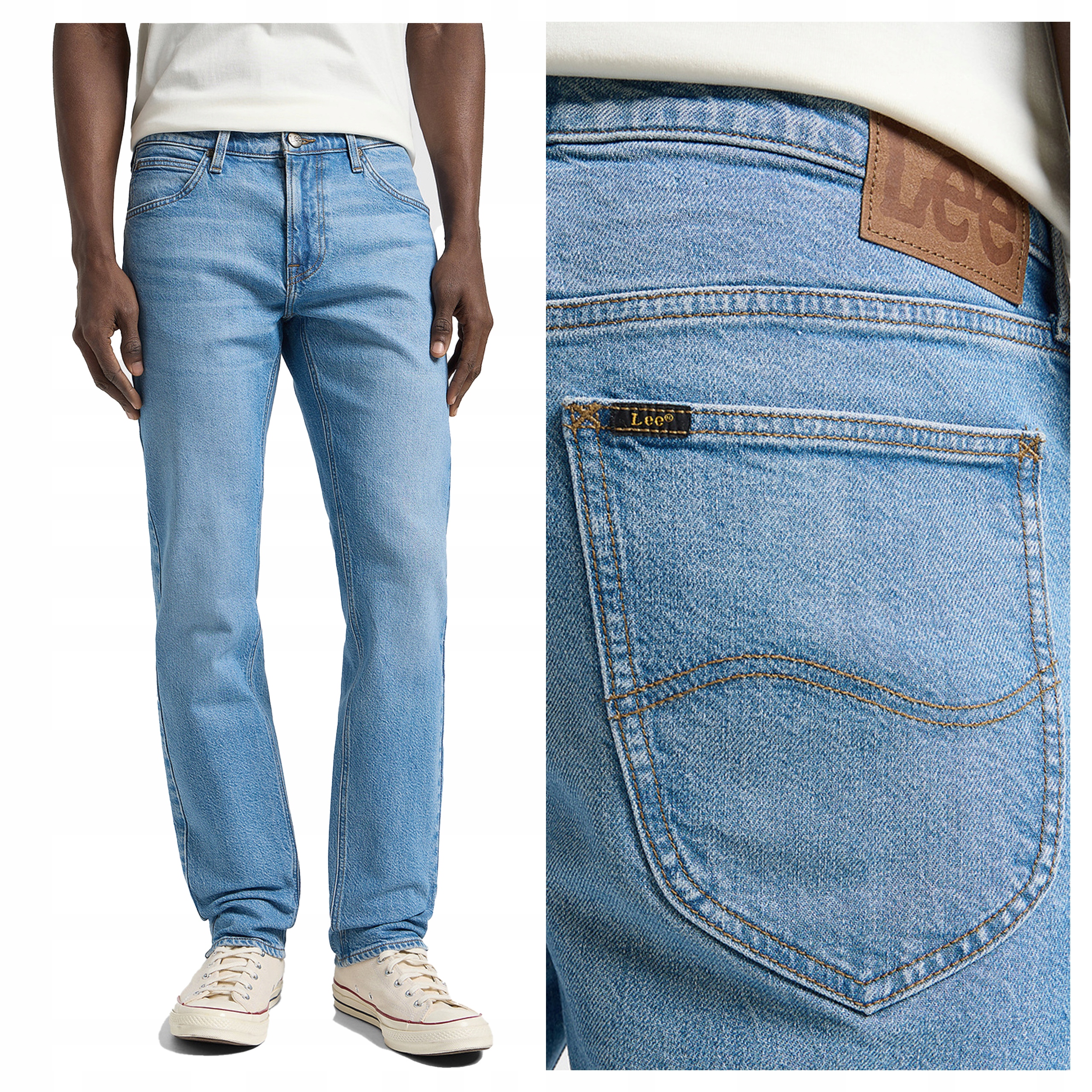 Lee Daren Zip Fly W38 L30 Pánské džíny Jednoduché