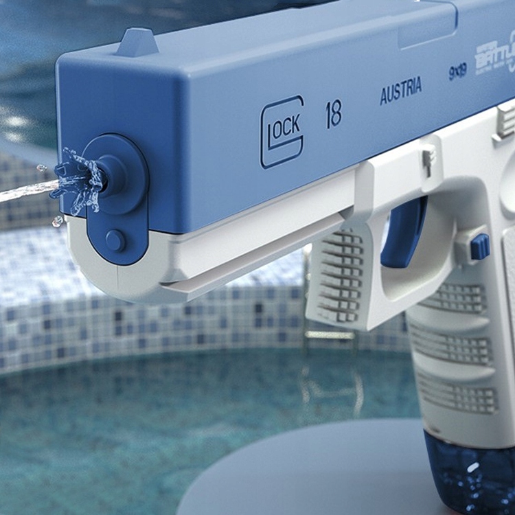 ELEKTRYCZNY PISTOLET NA WODĘ 2 MAGAZYNKI, NIEBIESKI Waga produktu z opakowaniem jednostkowym 0.71 kg