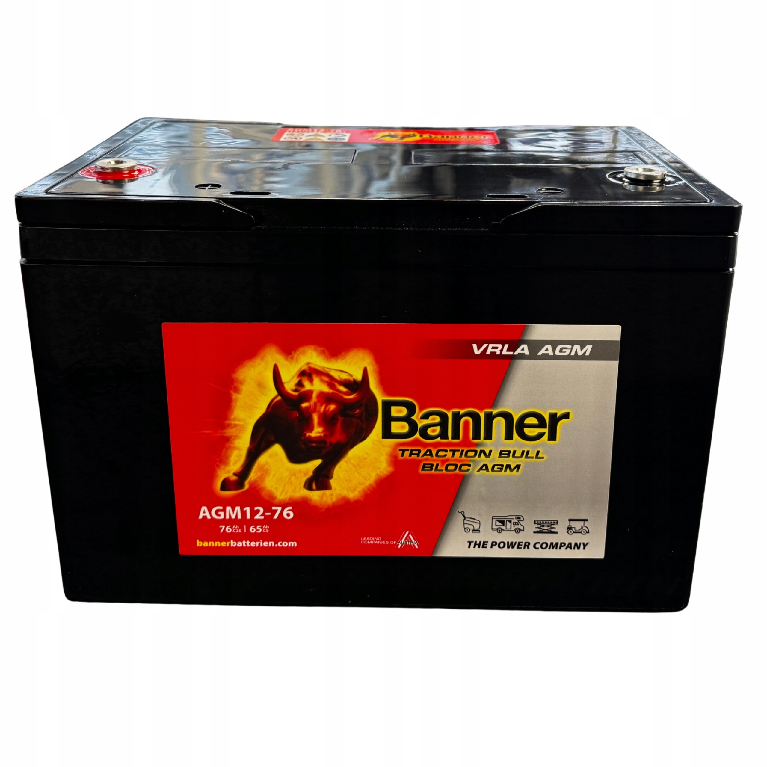 Akumulator Agm 12V 76Ah Banner Traction Bull