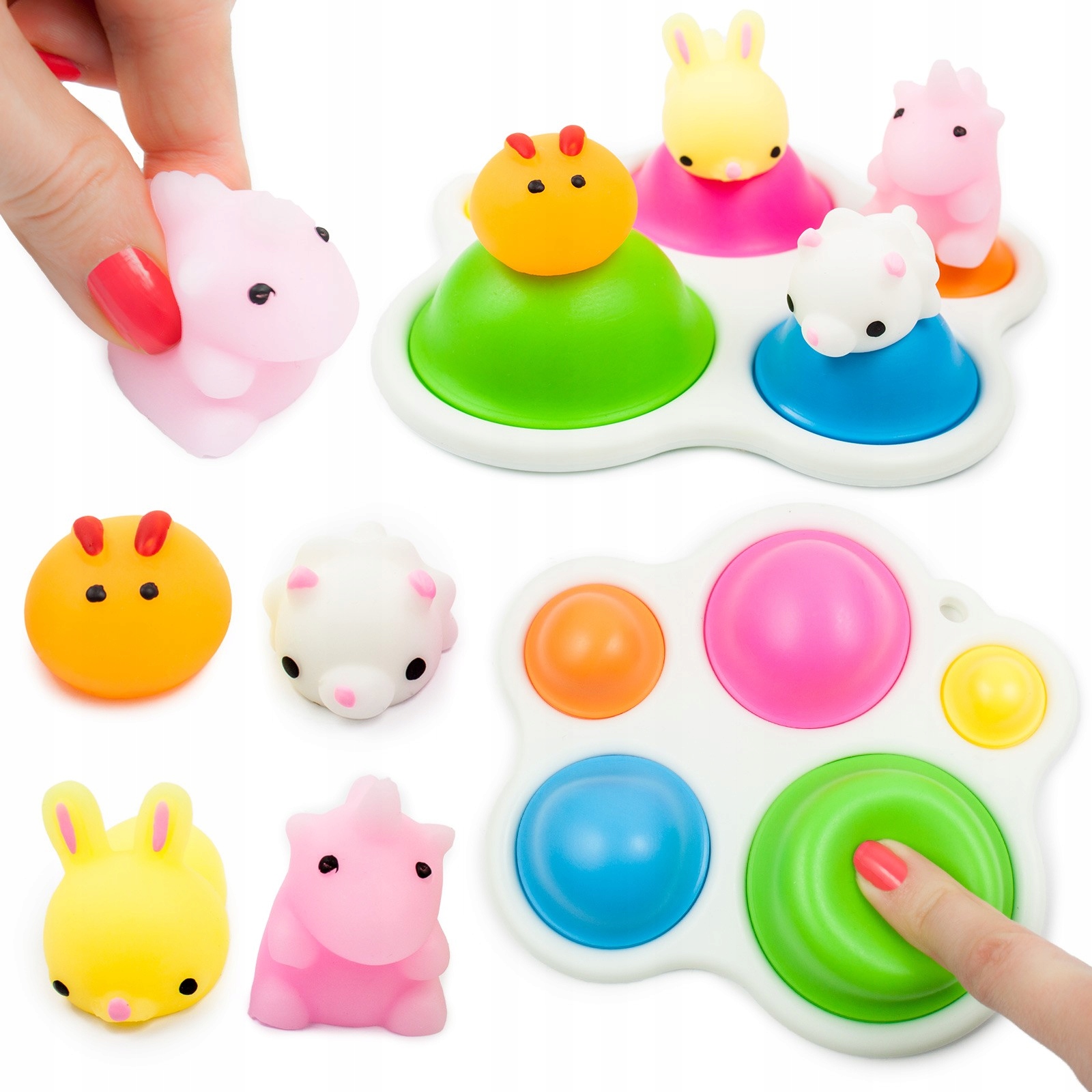 

Zestaw Mochi Squishy Squishies Gniotki Fidget Toys
