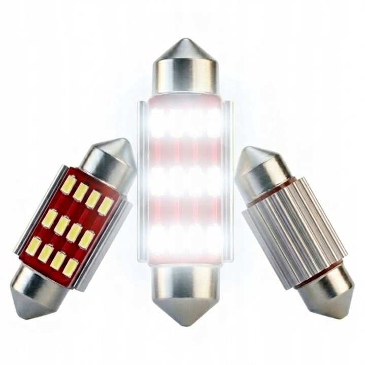 Żarówka samochodowa Led C5W rurkowa tablica wnętrze C5W 6000K Canbus 41mm