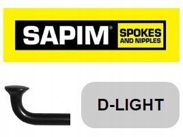 Sapim szprycha D-Light Black 252mm 4szt