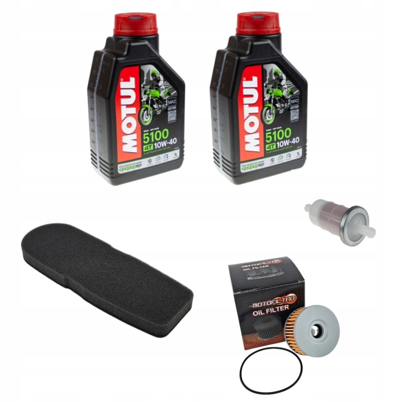 Zestaw serwisowy na sezon Suzuki Intruder VL125 VL250 oleje filtry