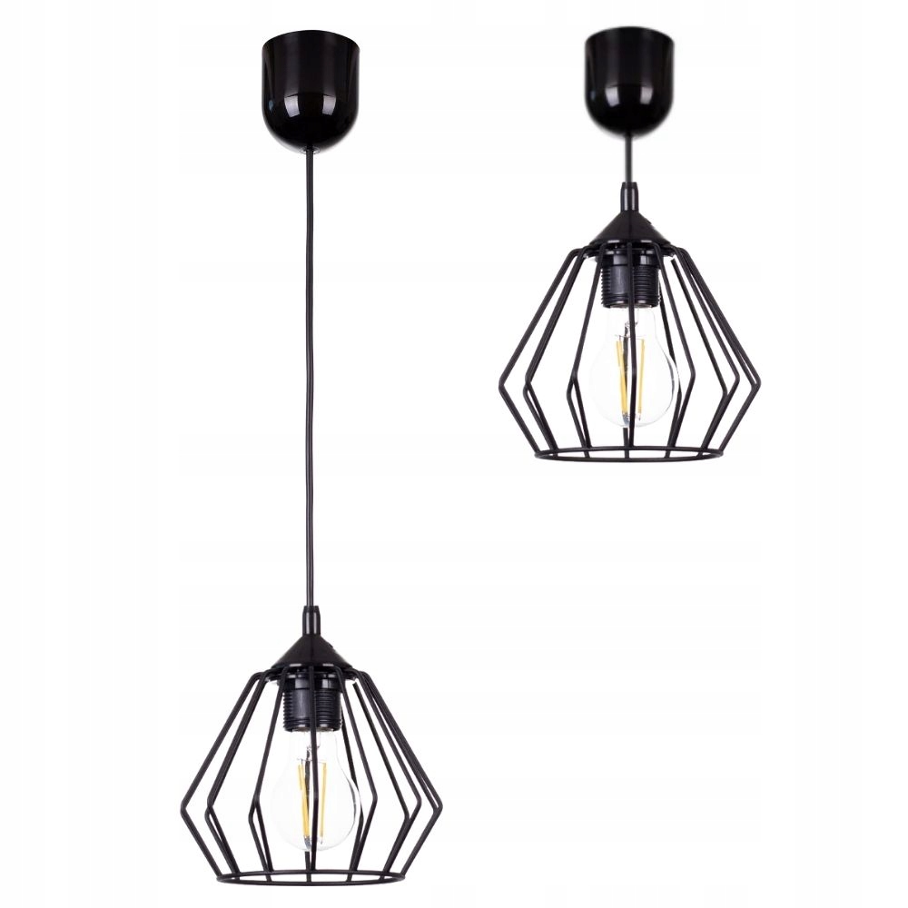 

Nowoczesna Lampa Sufitowa Wisząca Diament Loft