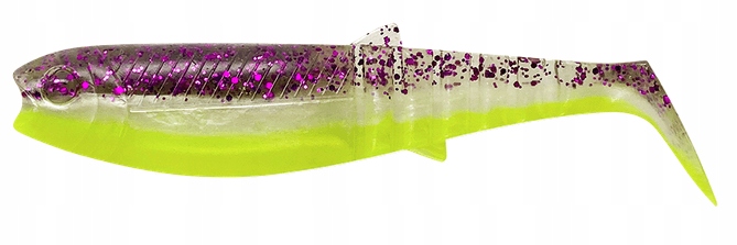 Guma spinningowa Savage Gear Cannibal Shad 12,5cm 20g Purple Glitter Bomb