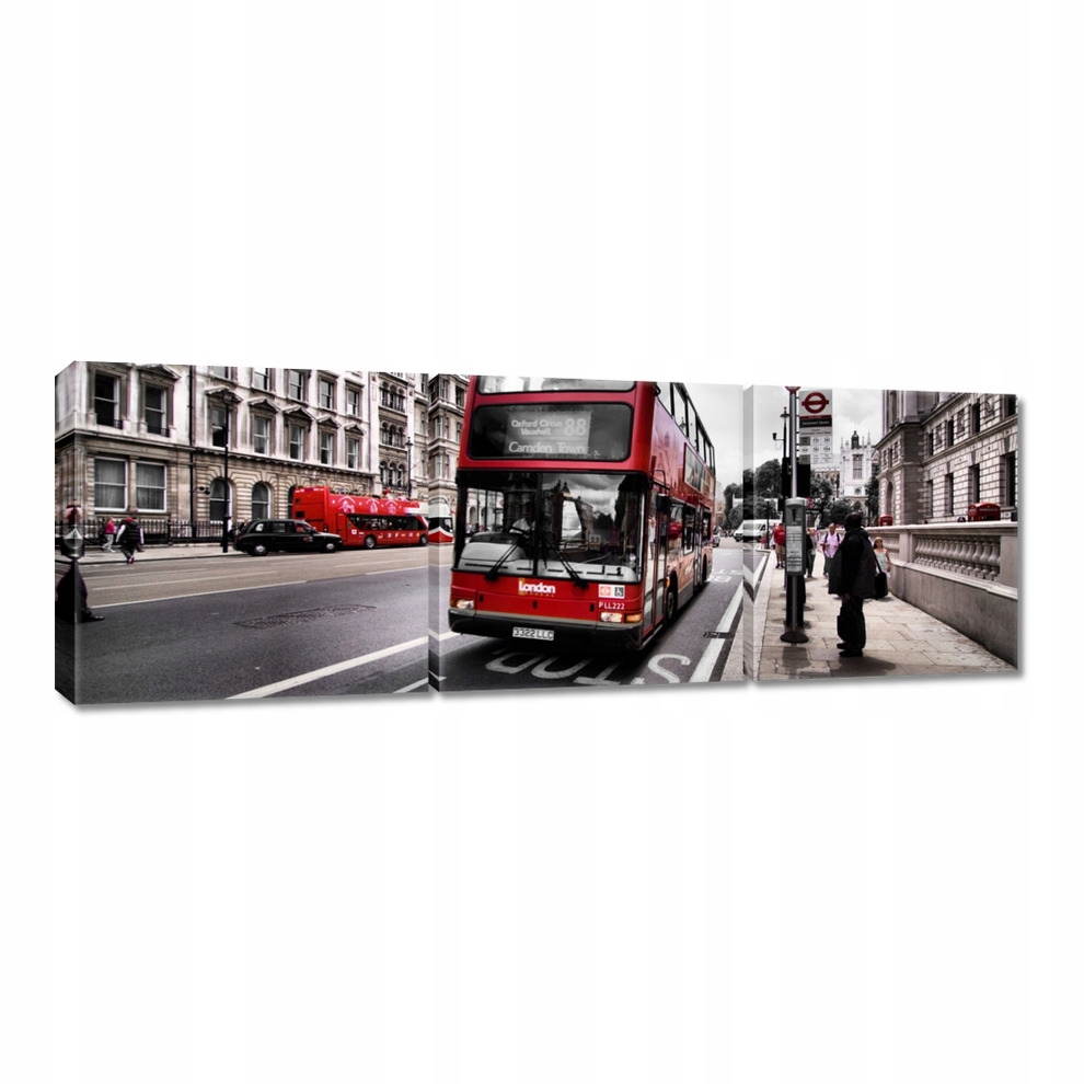 

Obrazy 60x20 Ciekawy Londyński autobus
