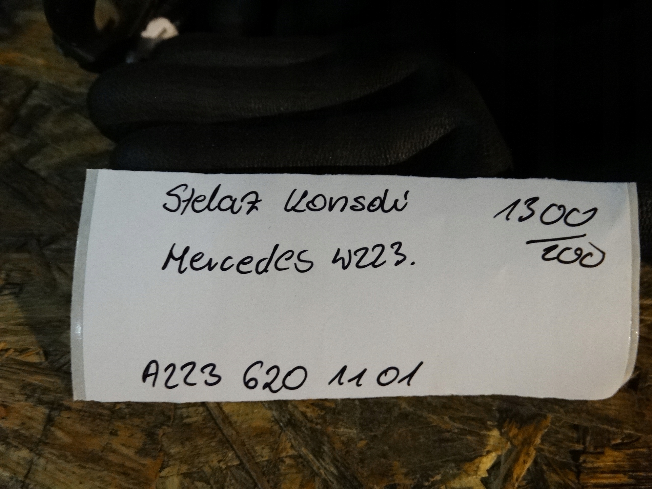 IDEALNY support sider consoles MERCEDES W223 1