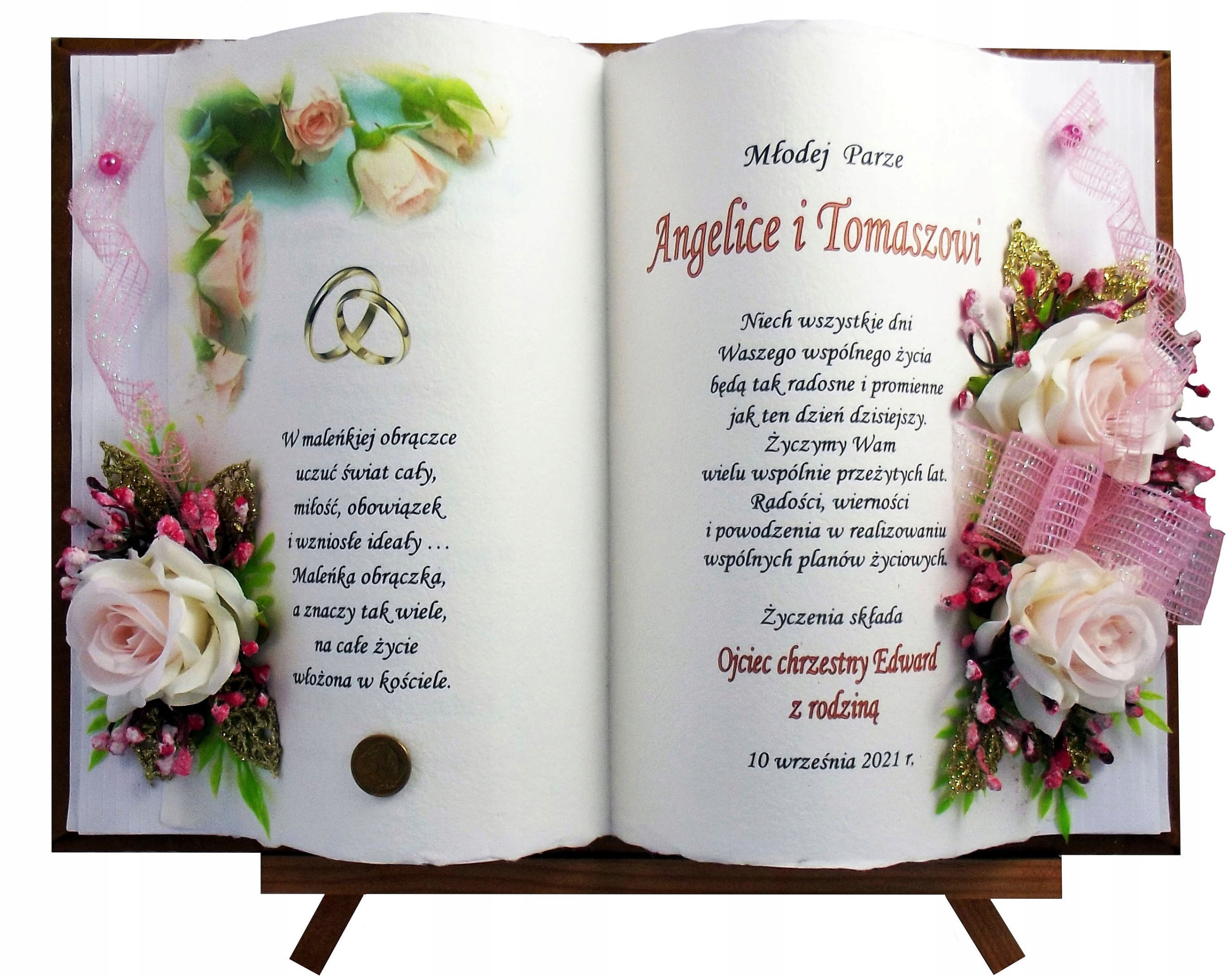 dárek Na Slub Přání Paměť Dárky Přání Unikátní svatební dárky