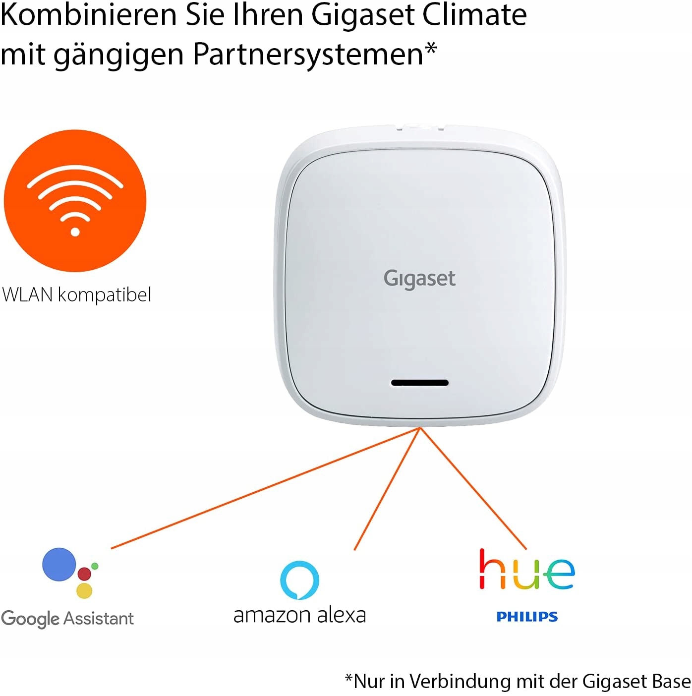 Czujnik wilgotności powietrza temperatury Gigaset Marka Gigaset