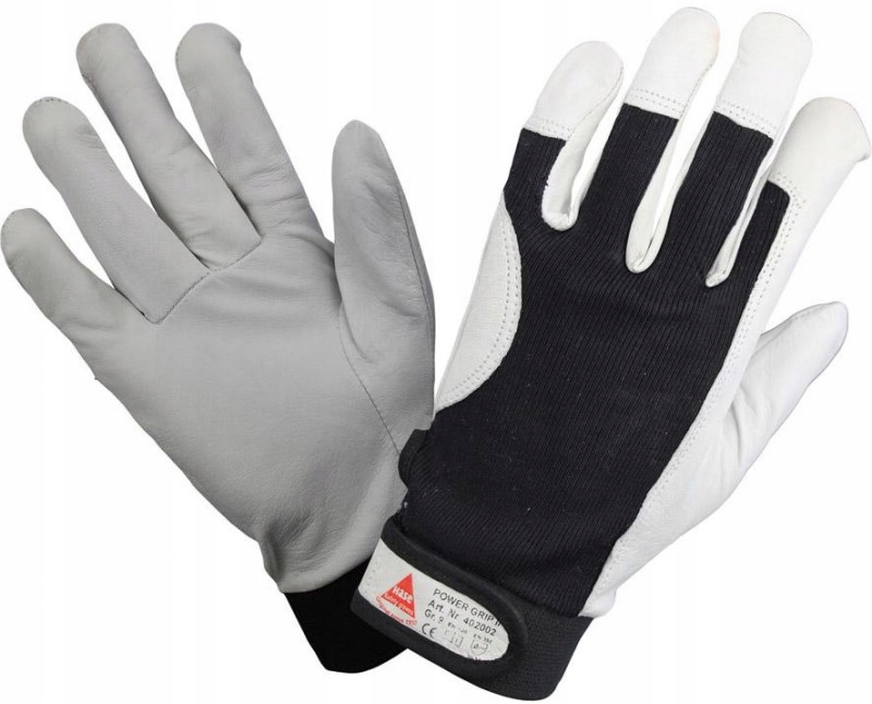 Kožené pracovné rukavice Power Grip II Hase Bhp