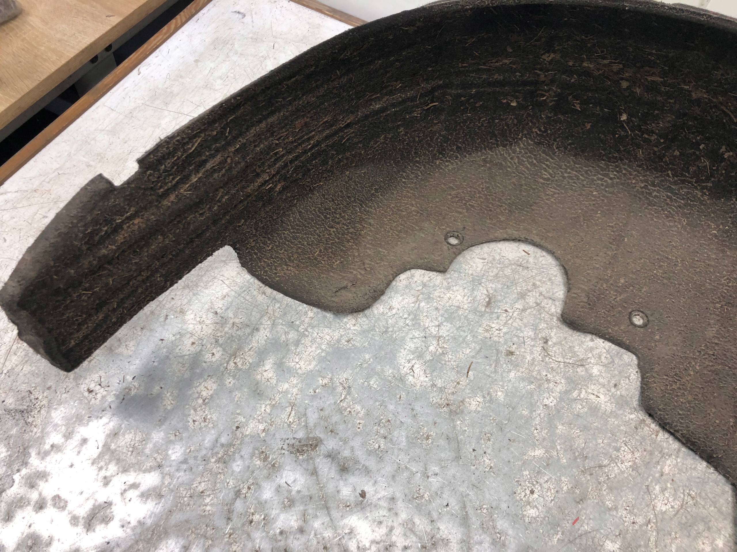 mudguard left rear part MINI R55 7162103