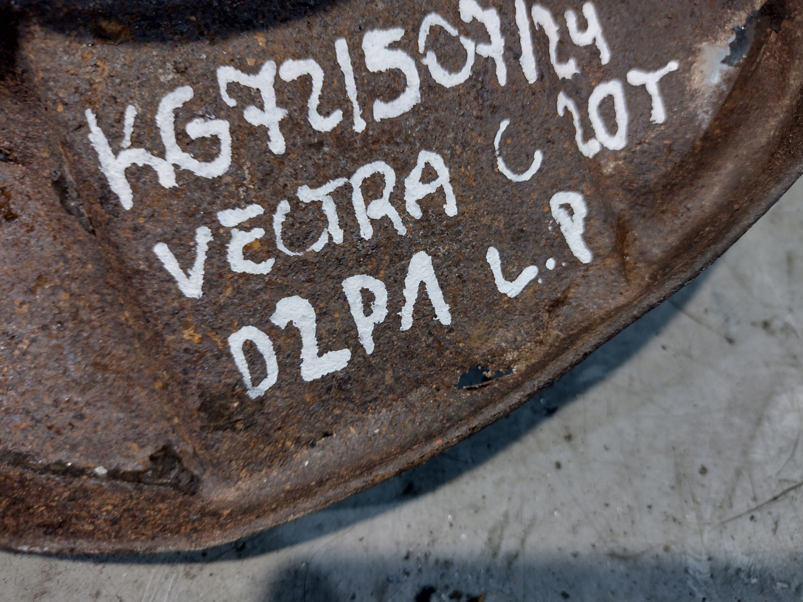 swing left front Opel Vectra C lift 2,0T