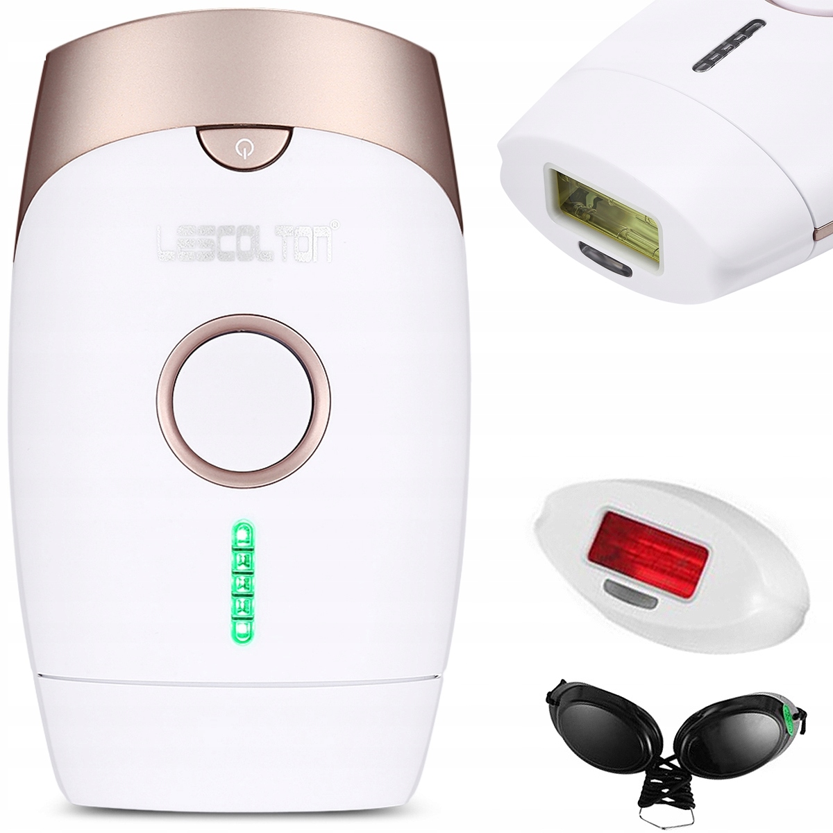 

Depilator Laserowy Ipl Włosów Zestaw 5 Trybów LCD