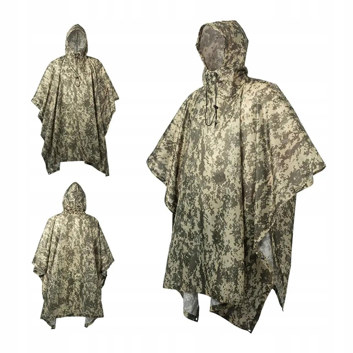 Kurtka Camo Military Gear Military z kapturem i pokrowcem Ucp