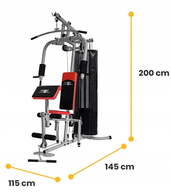 Atlas 7in1 Christopeit SP20 XL 30 pratimų variantų EAN 4044163013862