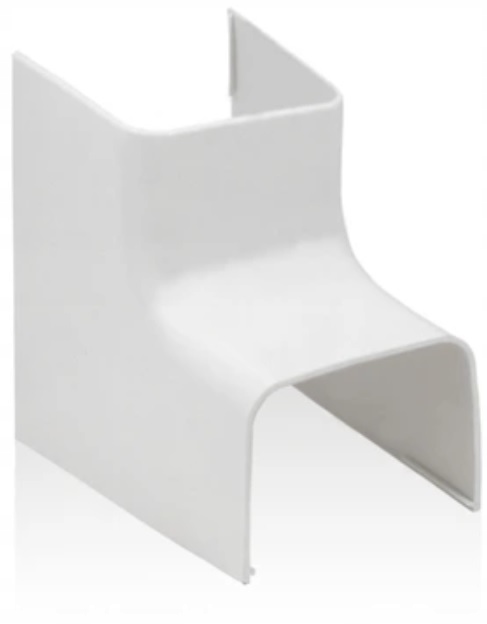 Narożnik wewnętrzny kolano do koryta kanału PVC 60X45
