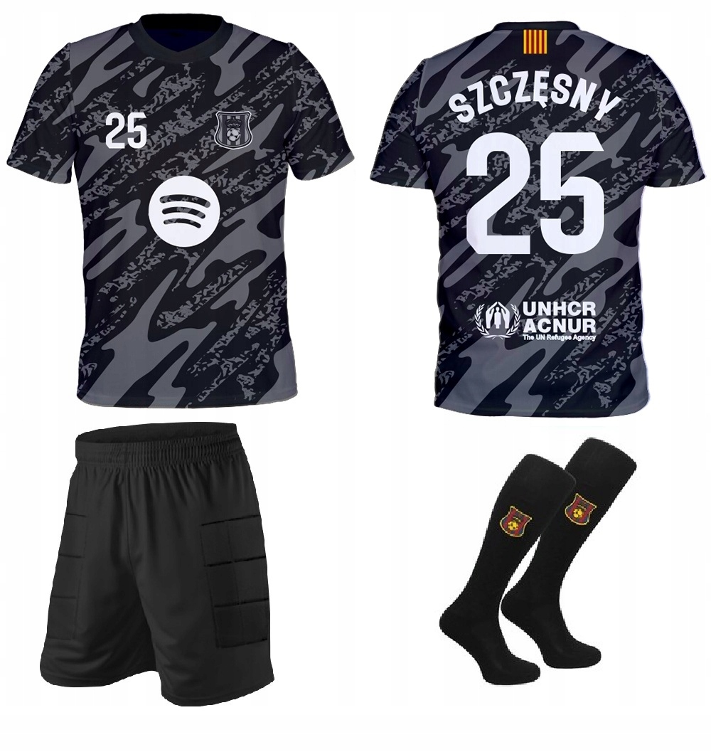 Szczęsny Barcelona Sz Sportovní Oblečení Brankářský Komplet Velikost M Štulpny