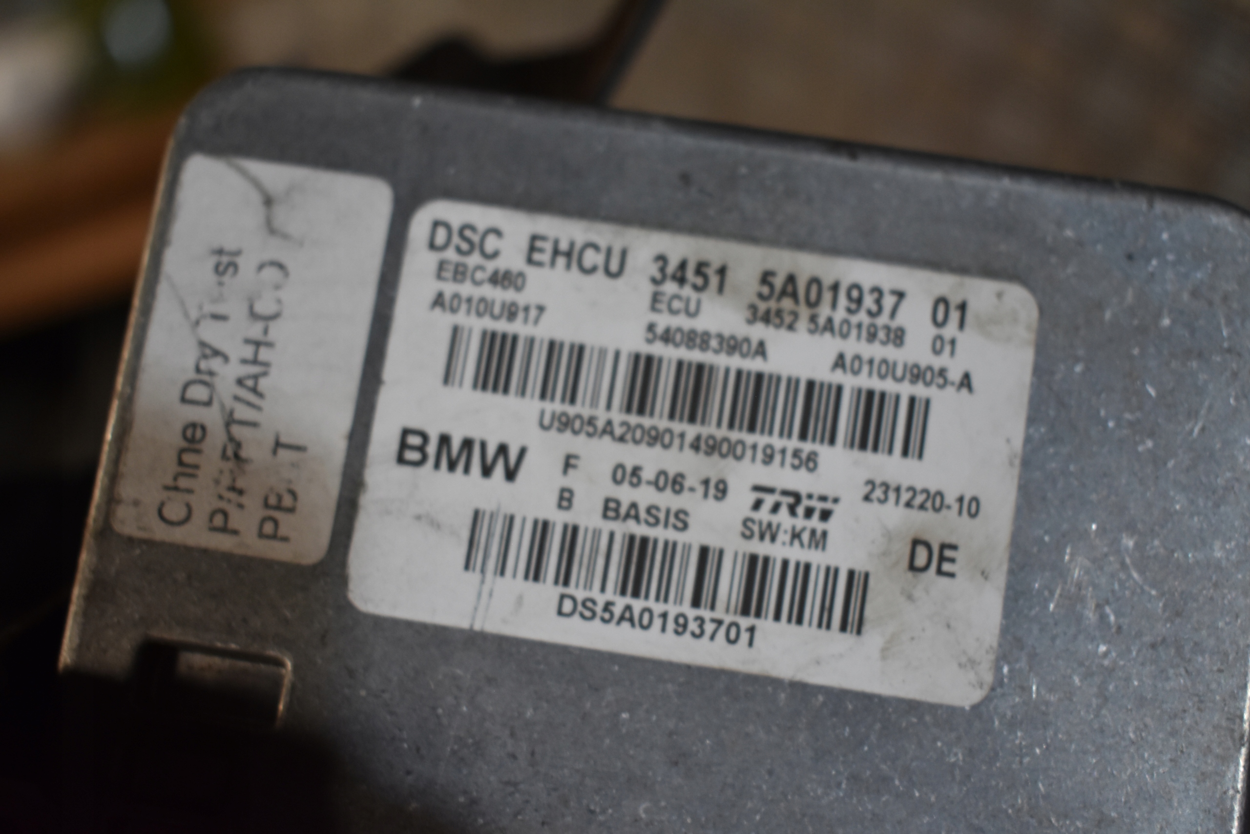 IDEALNY control unit pump ABS BMW G01 G02 G30 1