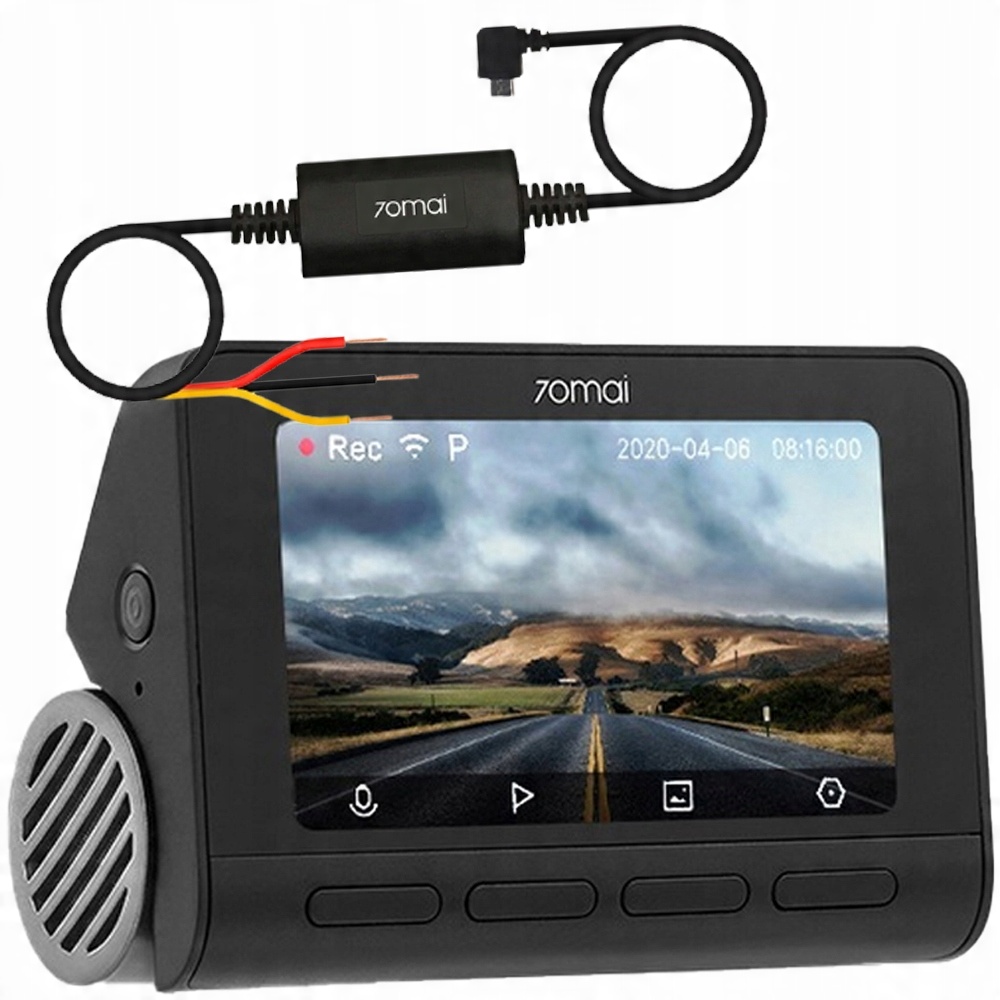 

Wideorejestrator 70mai A800S Gps Adas 4K+ Kit UP02