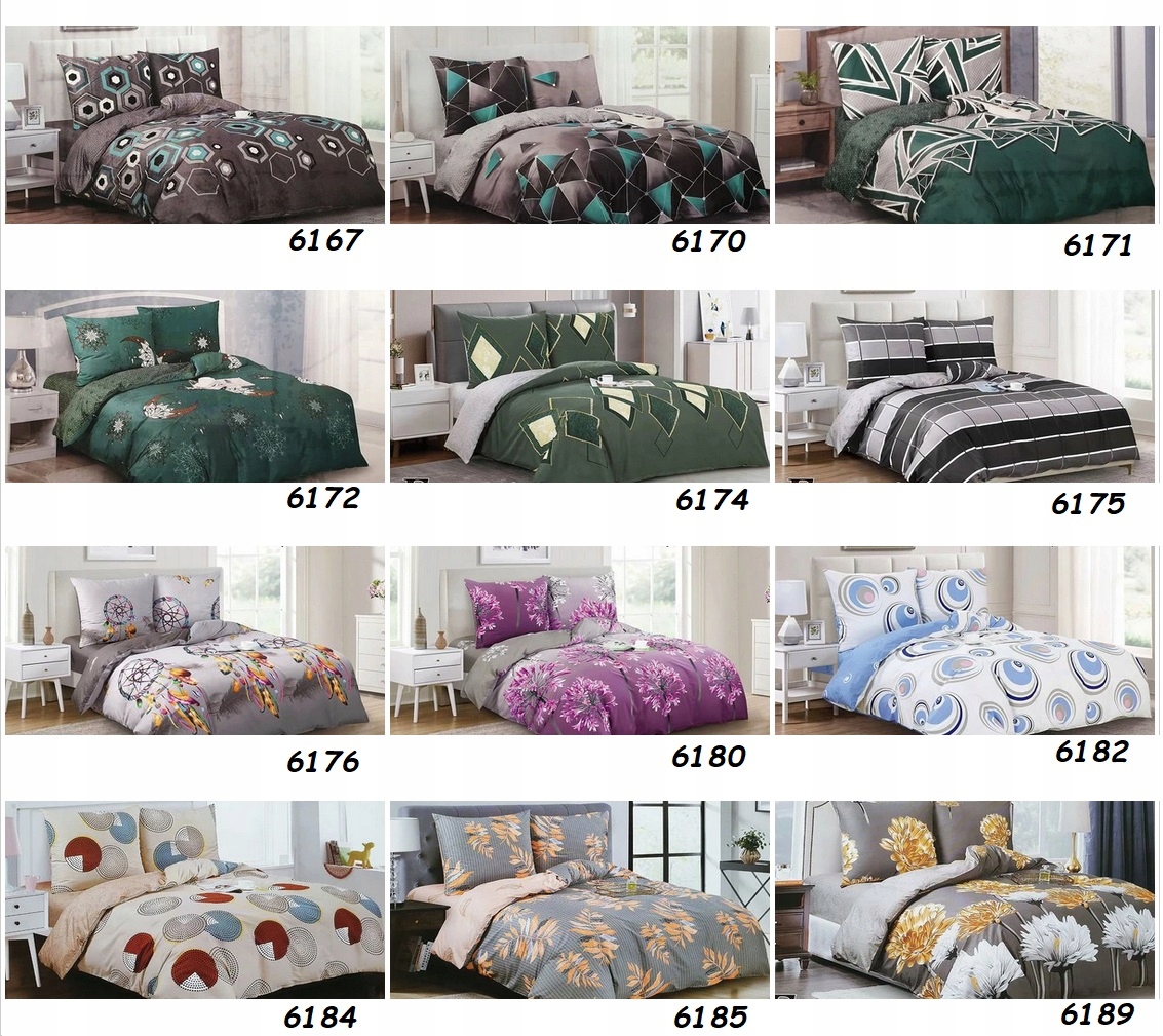 KOMPLET POŚCIELI 200X220 ELWAY Wysokiej jakości bawełna Marka Elway